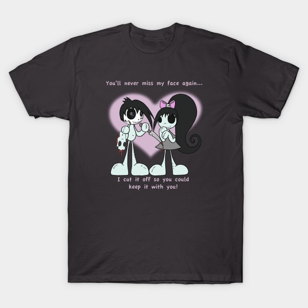 You'll Never Miss My Face T-Shirt by XtophersComics